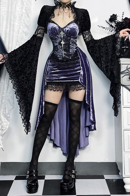 Fishtail Bodycon Gothic Dress