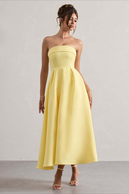 Bandage Strapless Party Dress