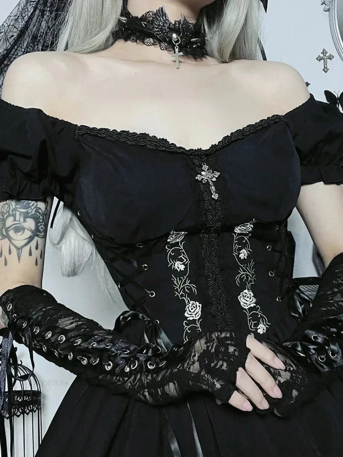 Dark Bandage Corset Small Dress