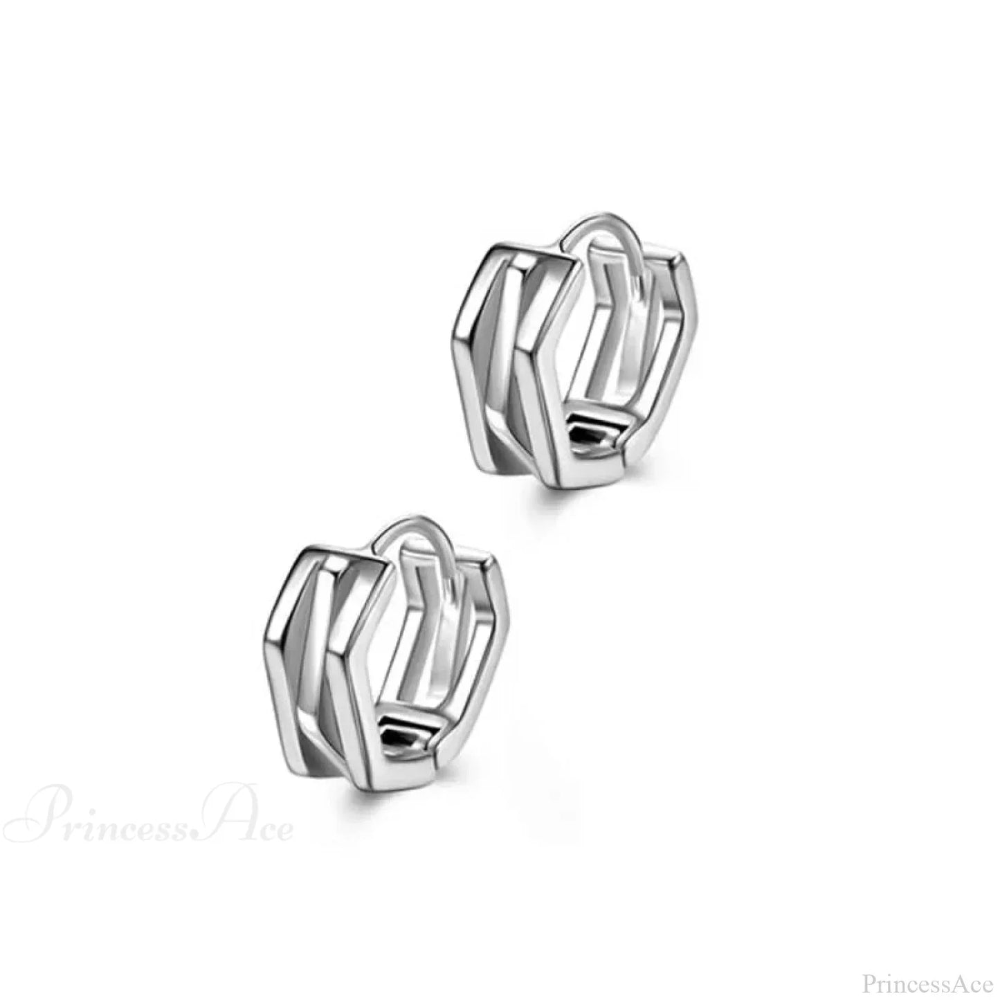 Dark Black Skull Awl Rock Declaration Earring