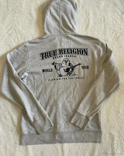 Dark Character Pictorial Zip Hoodie