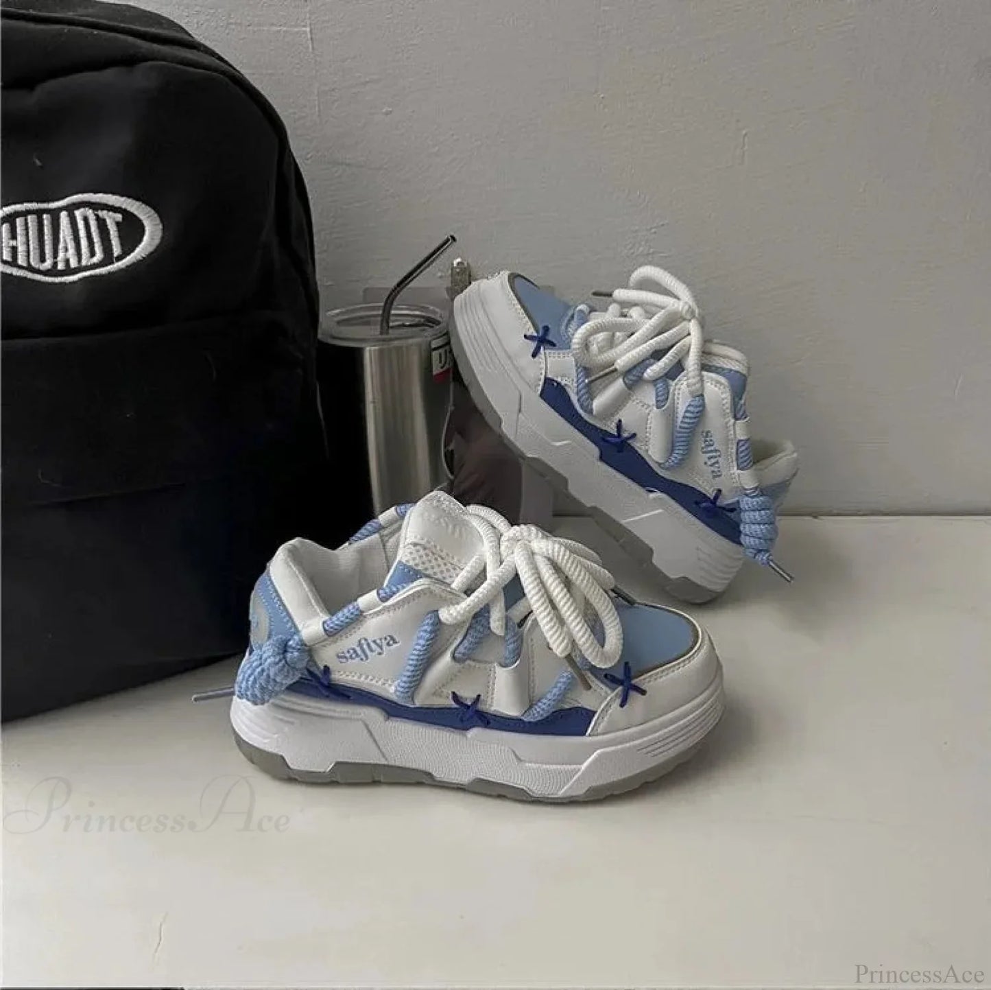 Dark Grey Gothic Bulky Sneaker