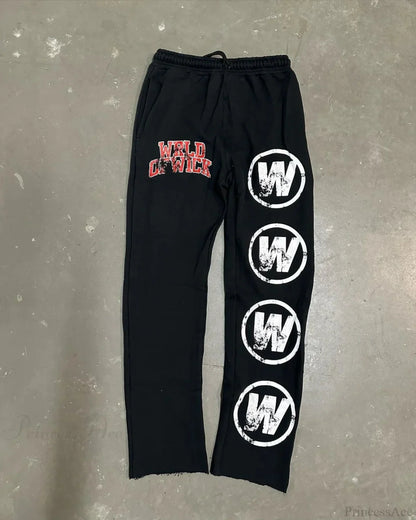 Dark Printed Design Pullover Hoodie