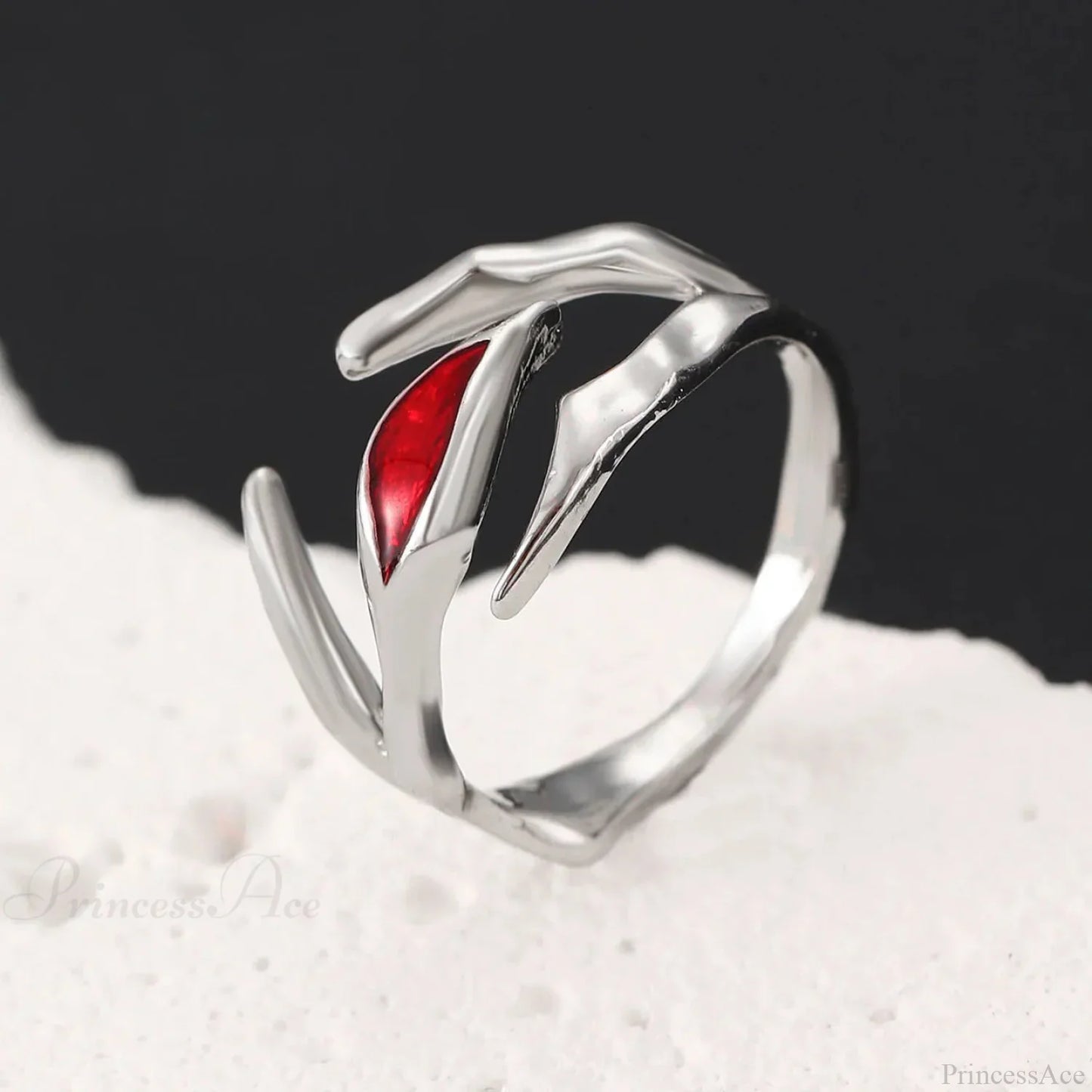 Dark Red Crystal Band