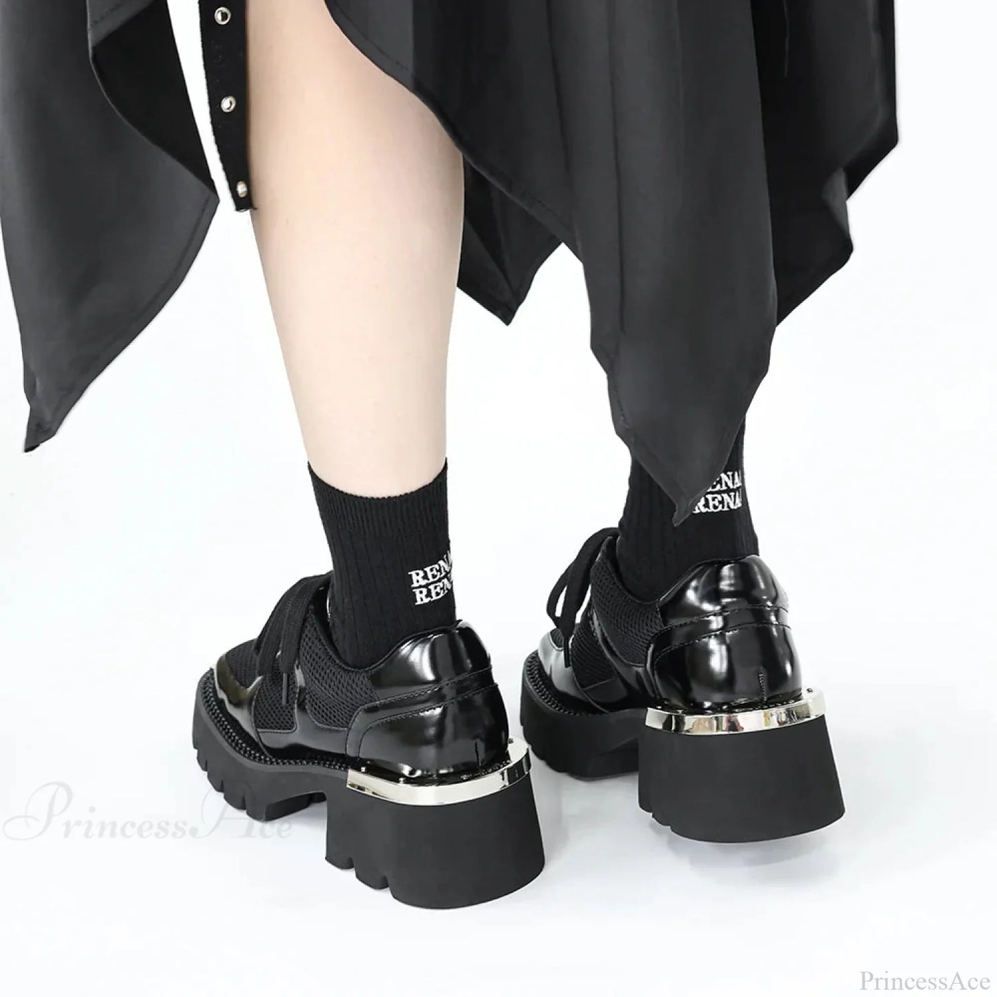 Dark Stand Loafer Celebration Tennis Shoe