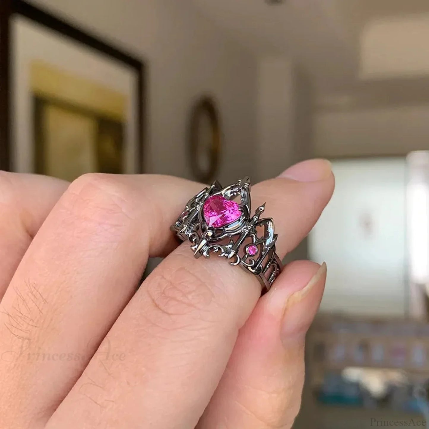 Dark Unpredictable Jewel Ring