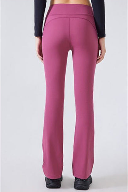Leggings de yoga acampanados de cintura alta con forro polar