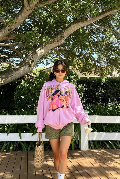 High Street Vintage Zip Hoodie