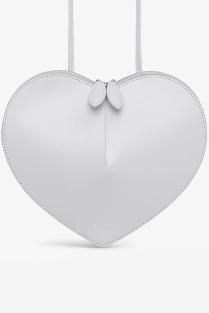 Fashionable Heart Genuine Leather Shoulder Crossbody Bag