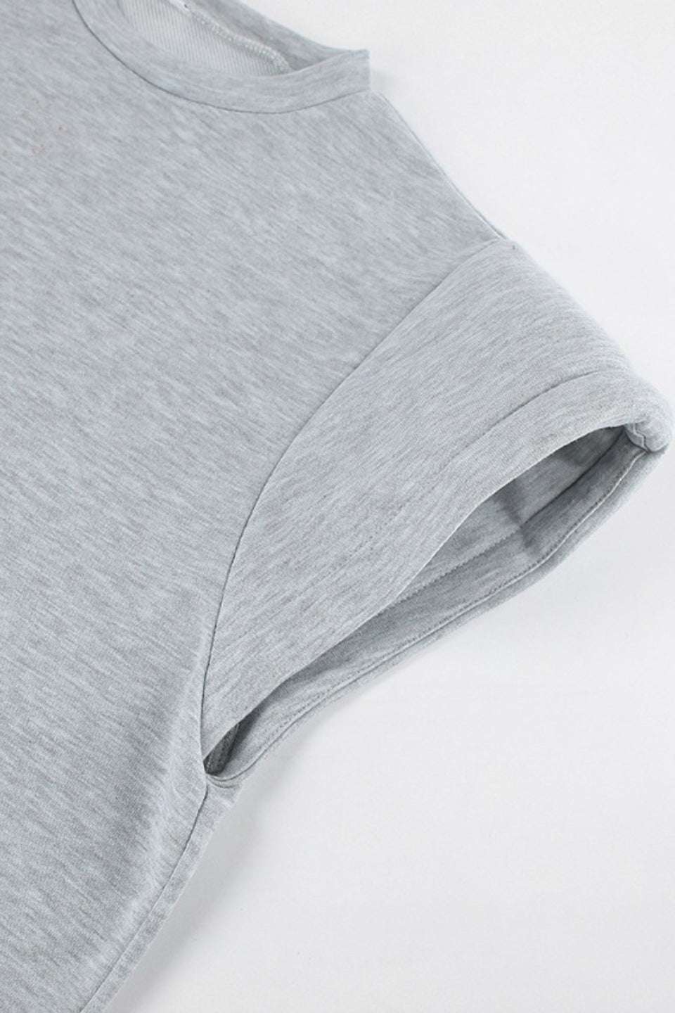 Conjunto de dos piezas de jersey sin mangas y pantalón de pernera ancha