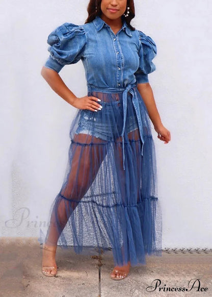 Denim Charming Tassel Shorts