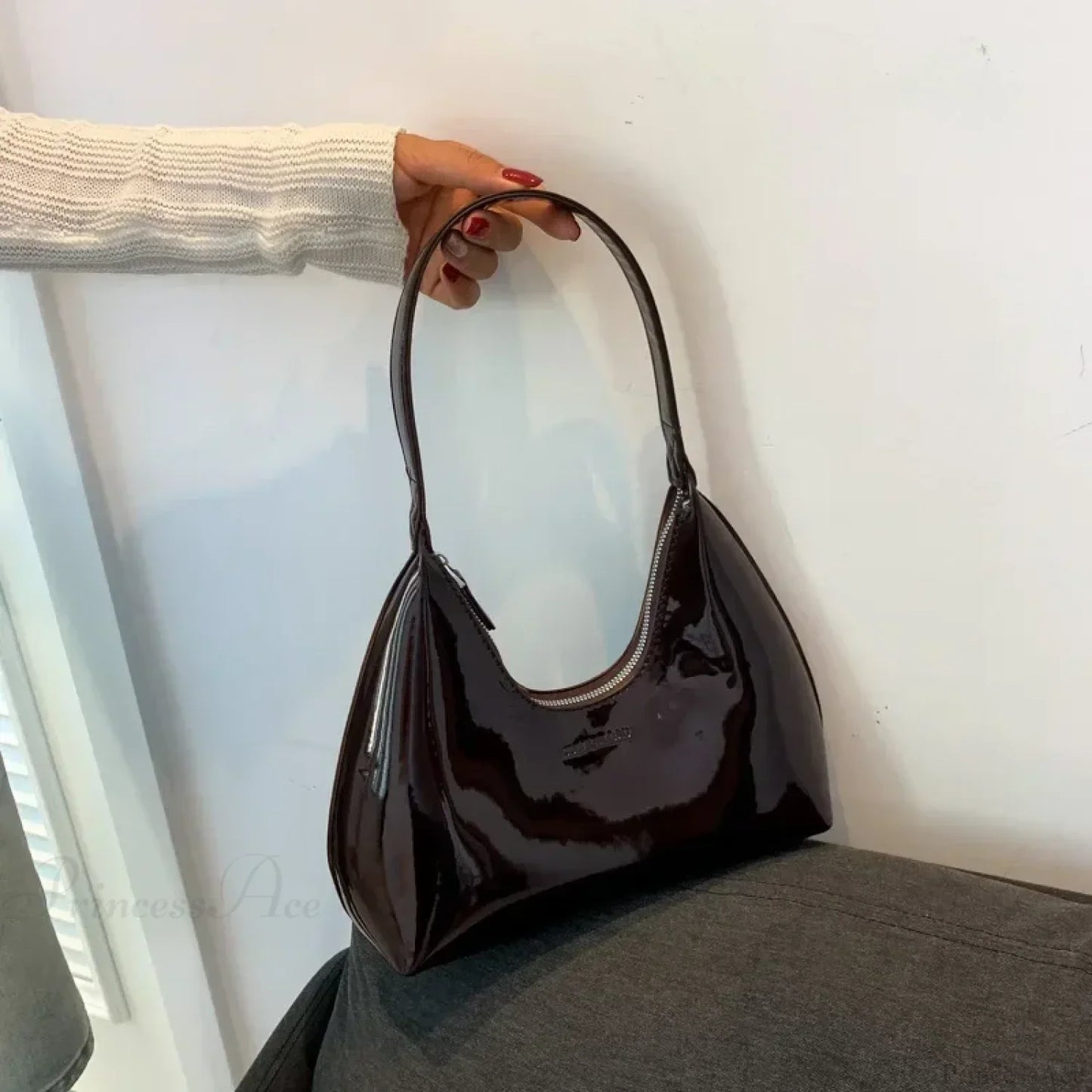 Designer Solid Shoulder Bag for Women
