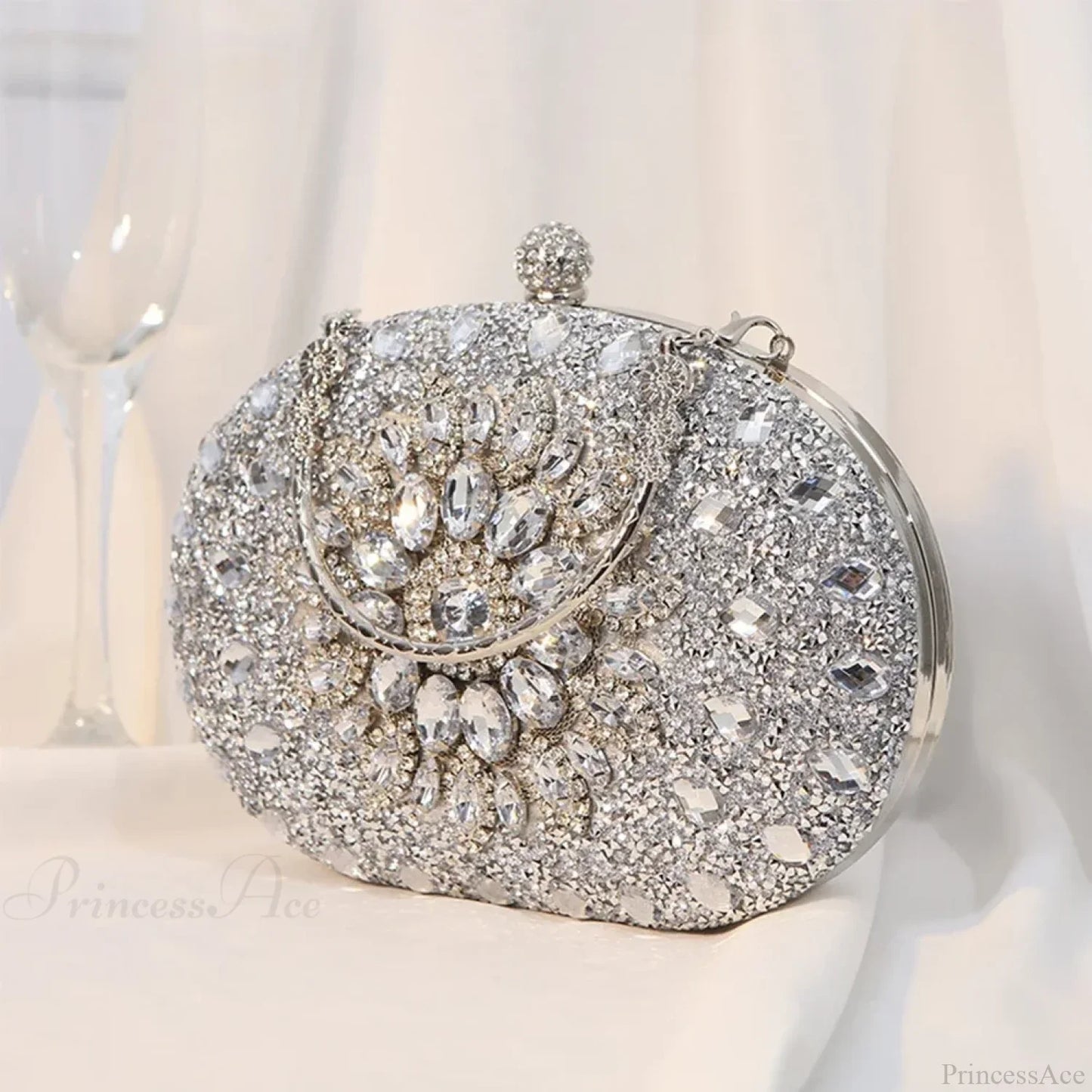 Diamond Luxury Crystal Clutch Evening Wedding Party Purse