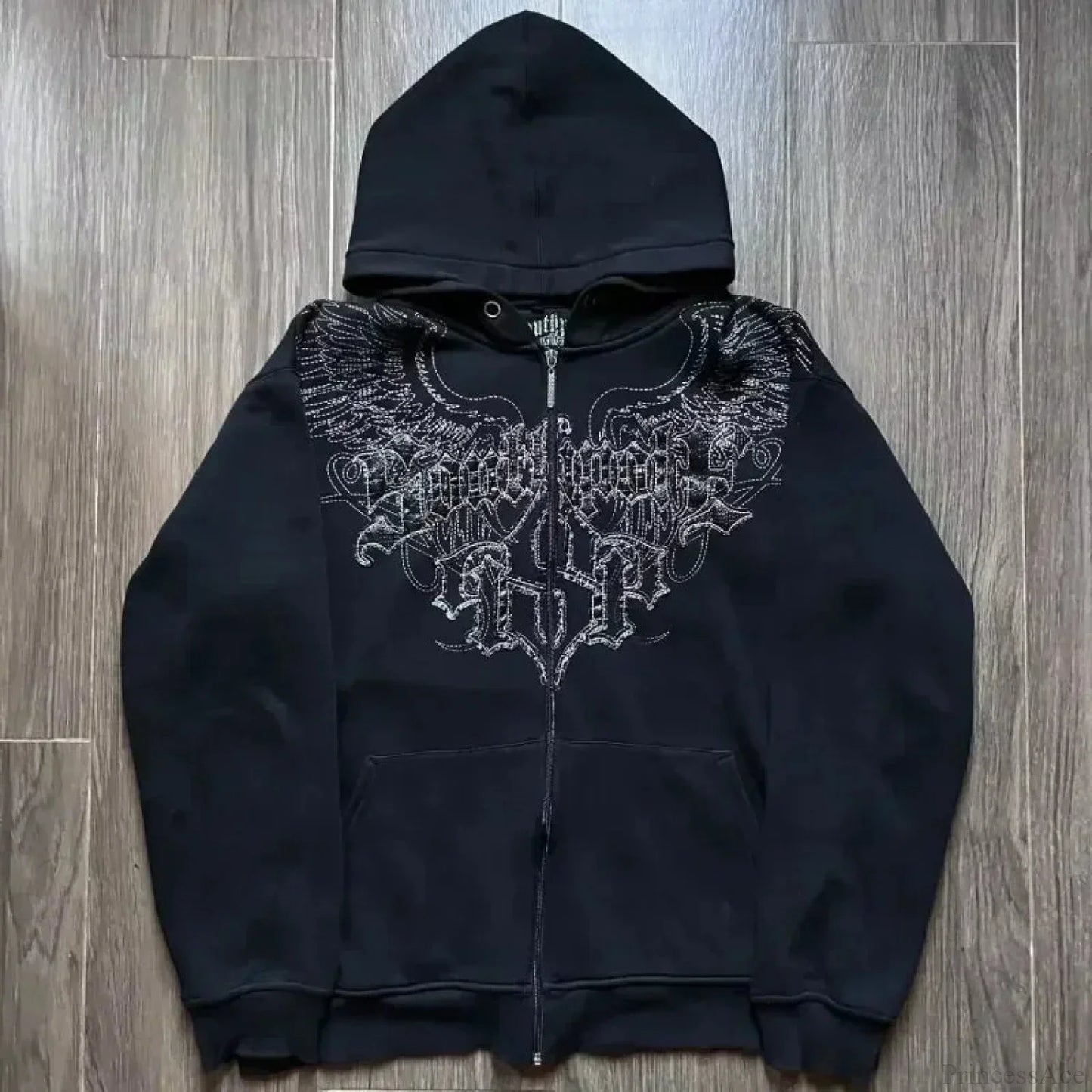 Distress Road Medieval Zip Hoodie