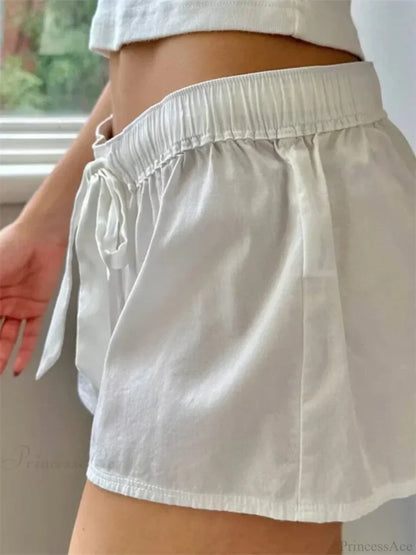 Drawstring Elastic Sleep Short