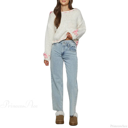 Drawstring Loose Long Sleeve Sweater