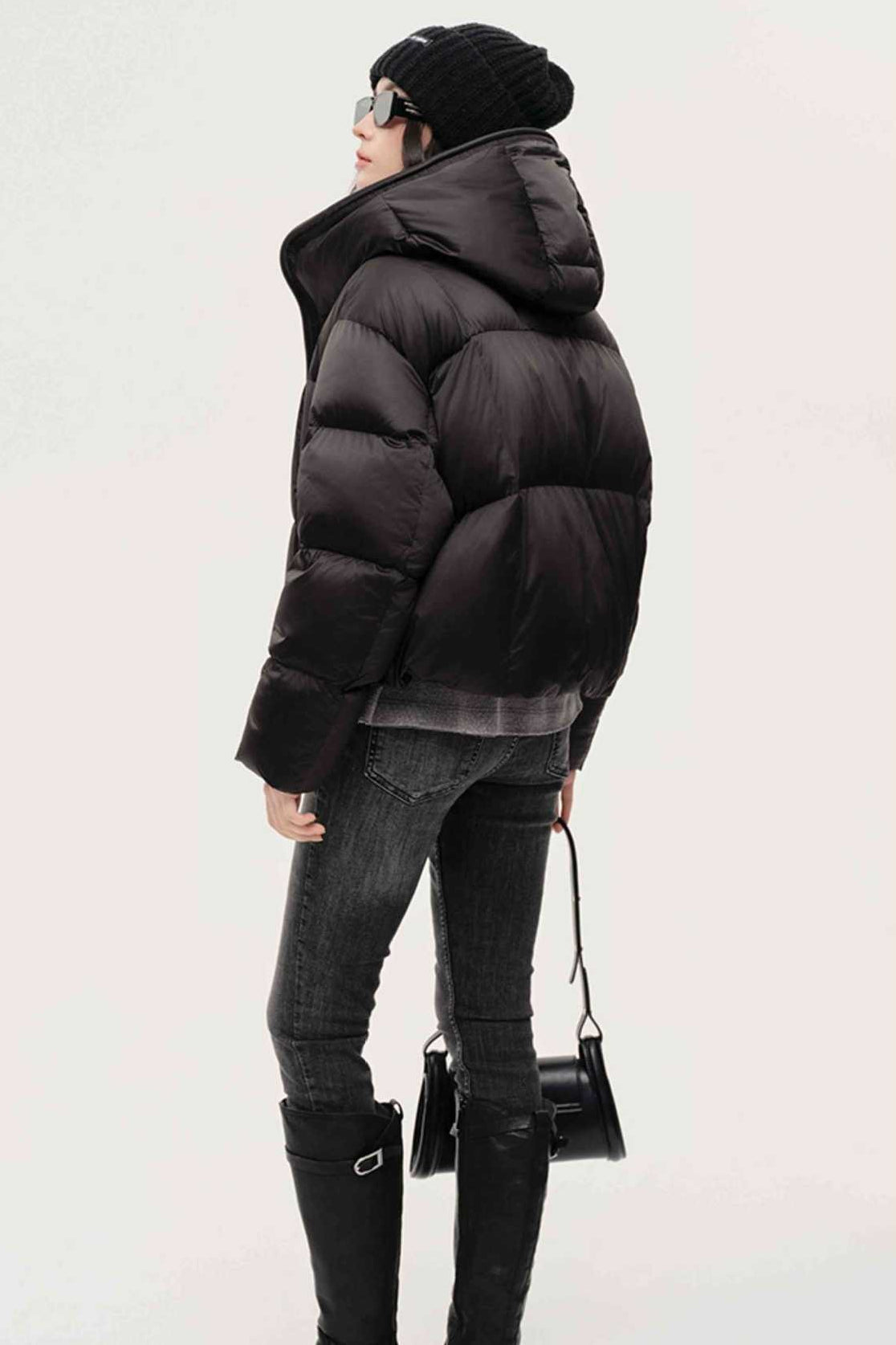 Chaqueta Acolchada Cálida con Capucha