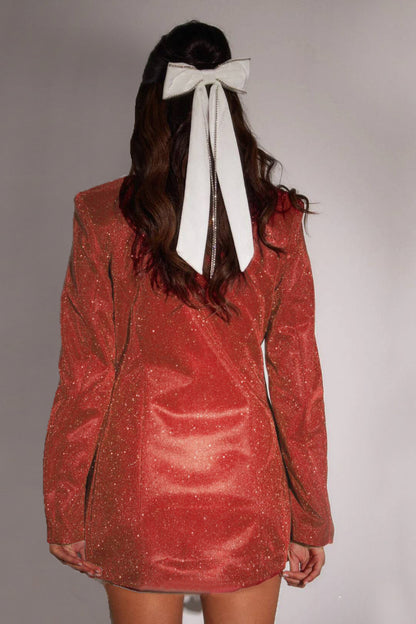 Minivestido con blazer entallado y elegante