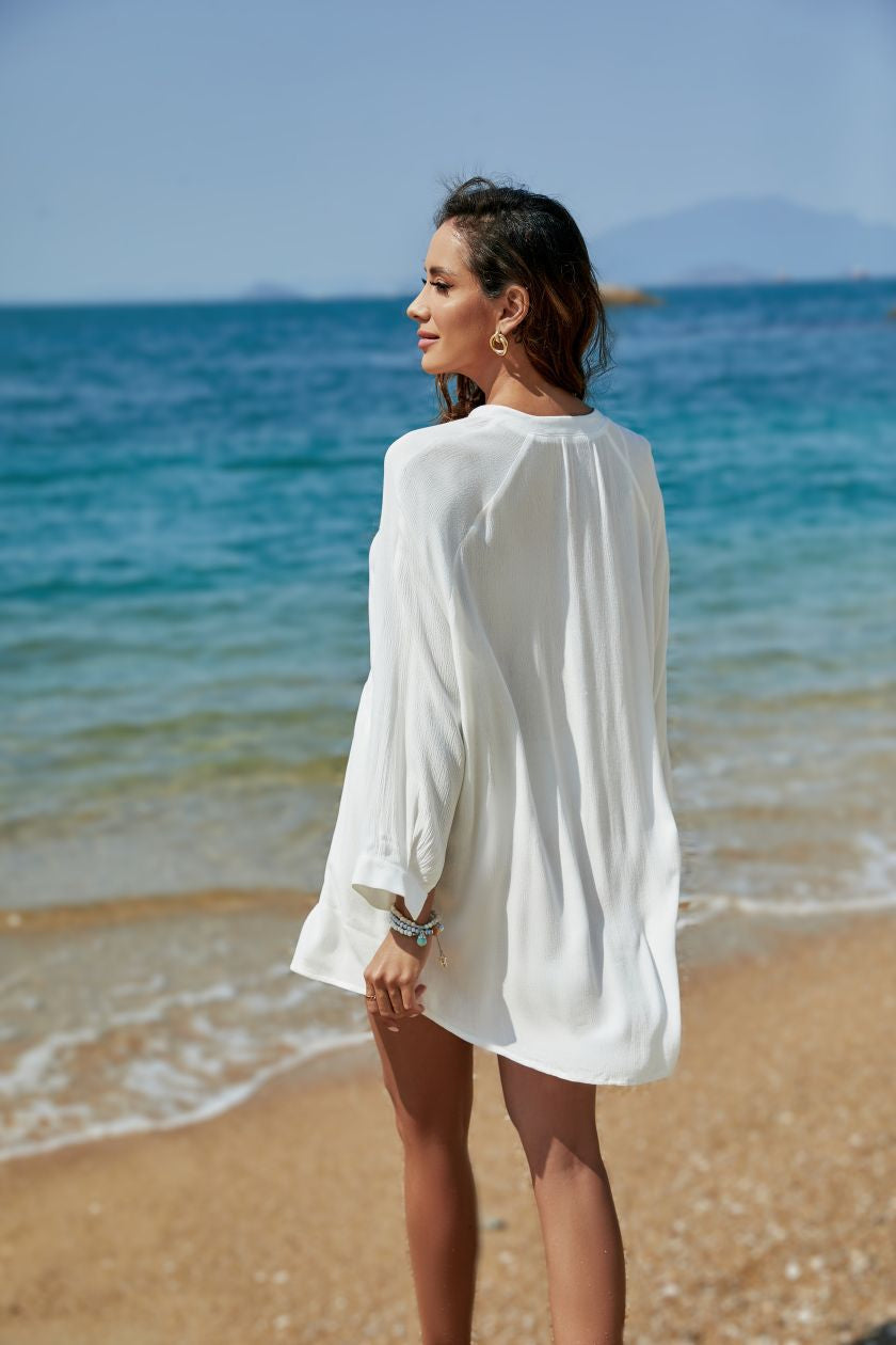 Casual Cardigan Beach Cover Up