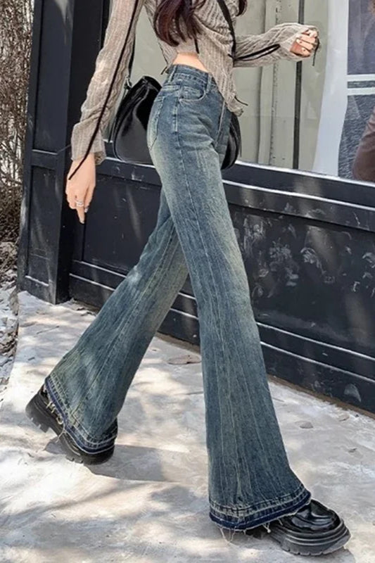 Vaqueros Acampanados Elásticos Slim Fit