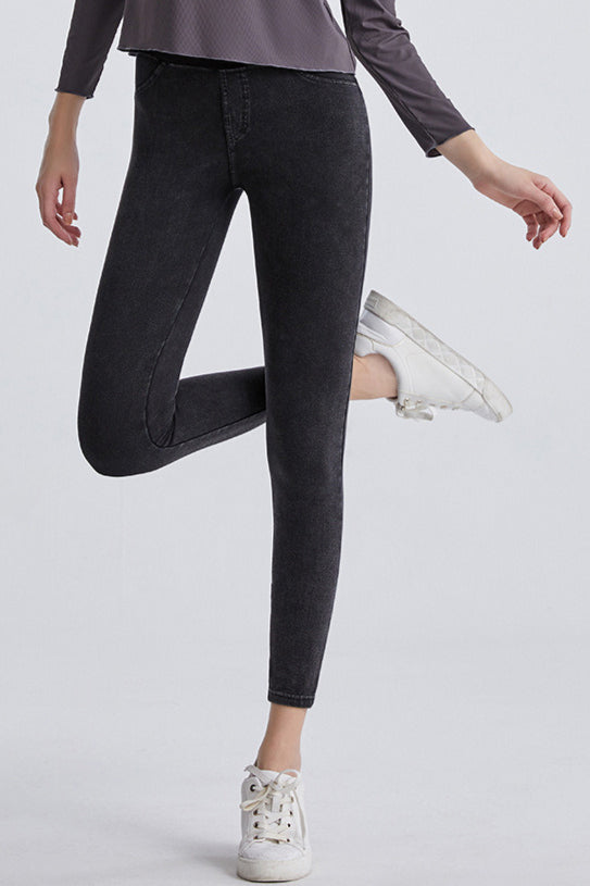 Leggings moldeadores de cintura alta con forro polar