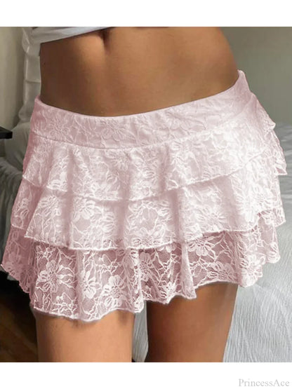 Elastic Low Waist Cute Skirt