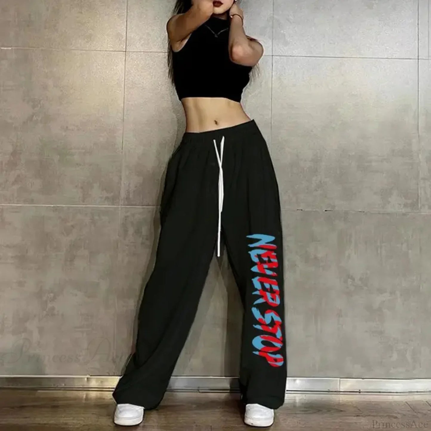 Elastic Waist Casual Jogging Pants