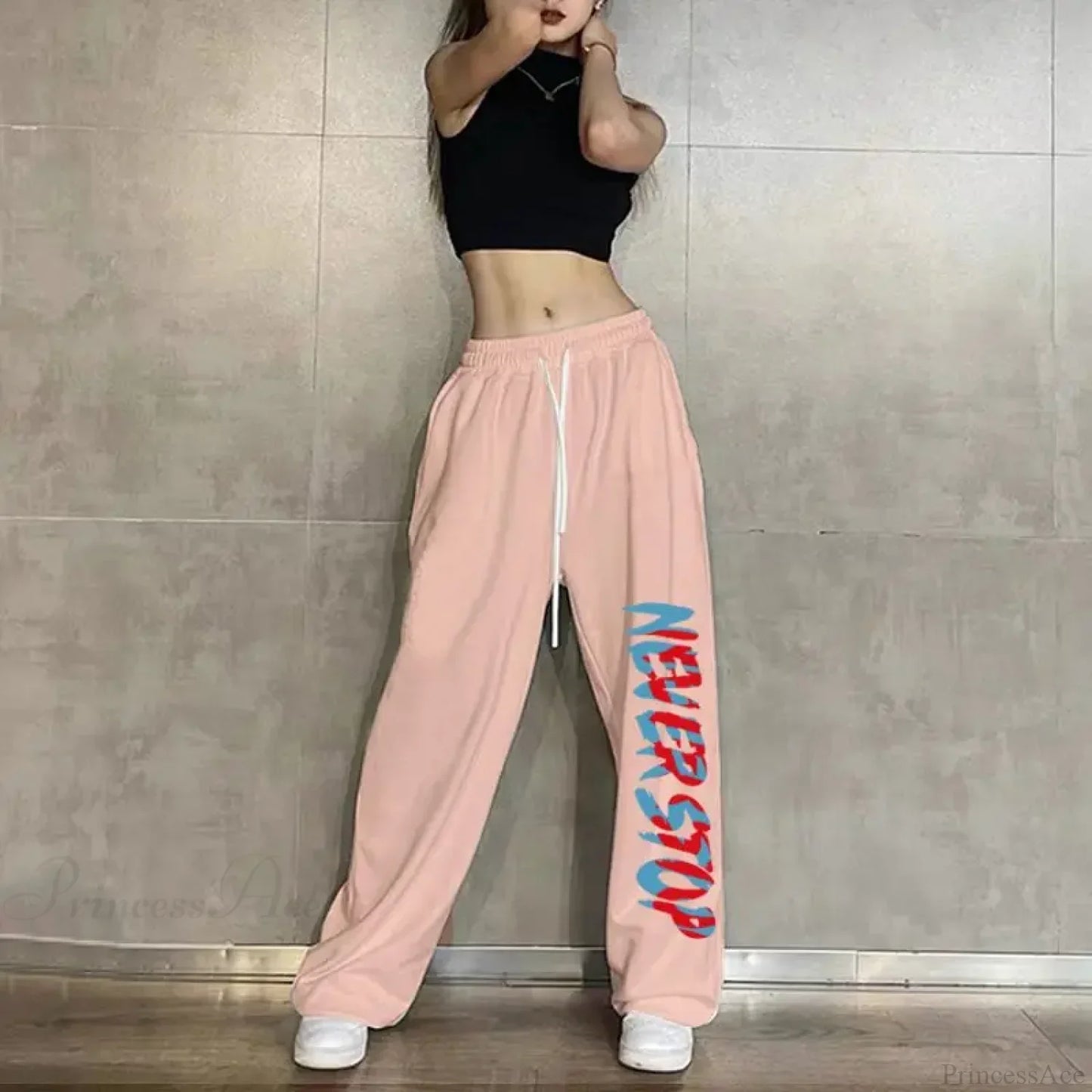 Elastic Waist Casual Jogging Pants