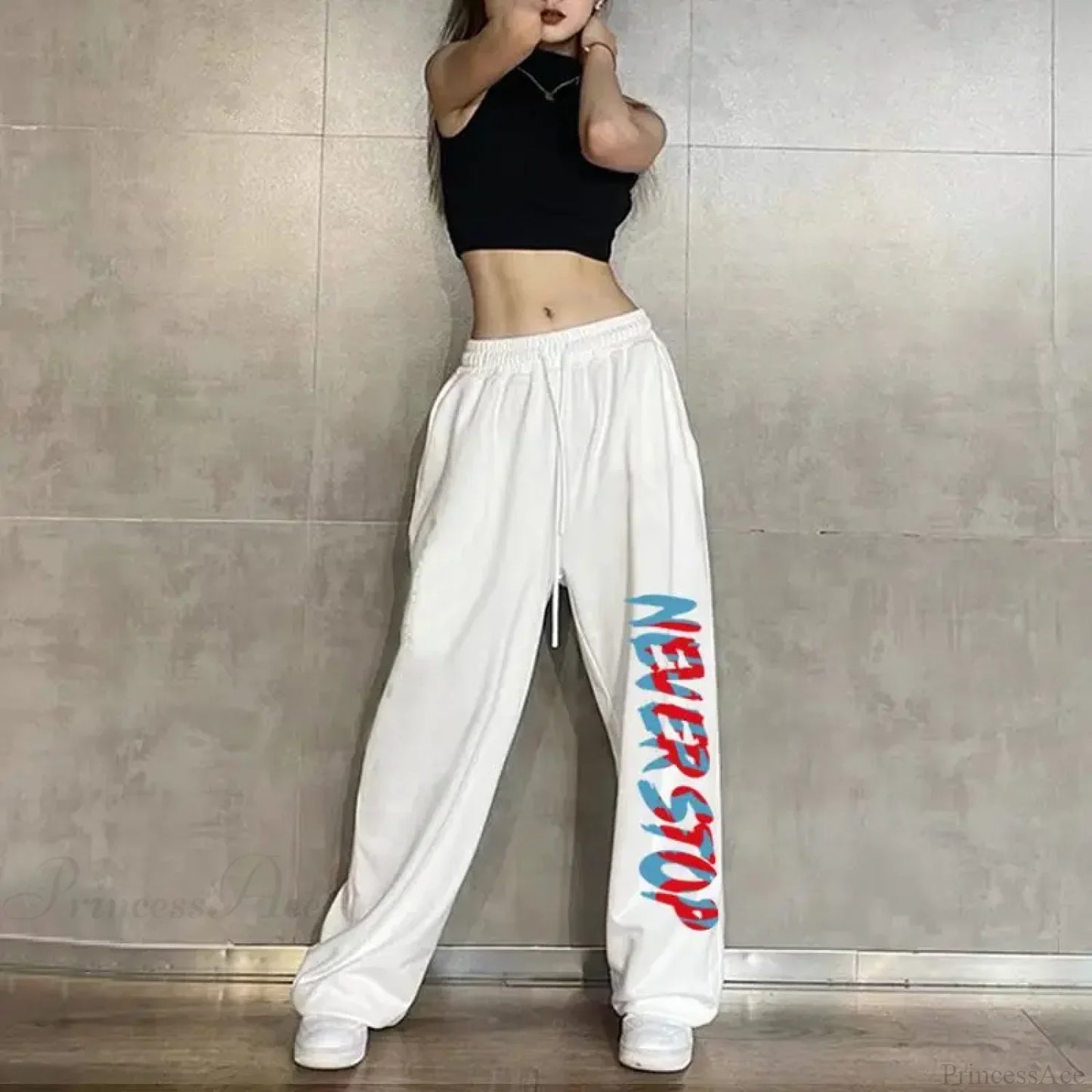 Elastic Waist Casual Jogging Pants