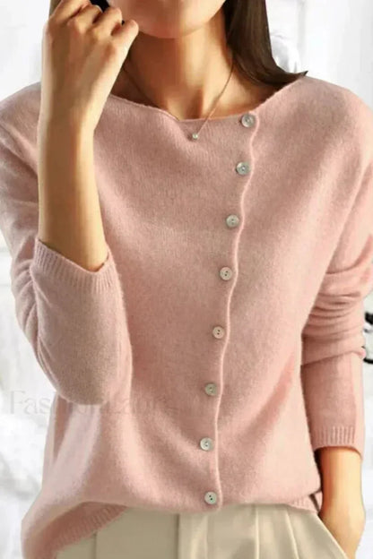 Elegant Button Knit Cardigan