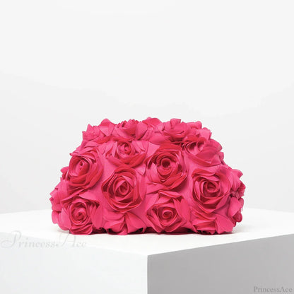 Elegant Rose Wedding Party Clutch Wristlet