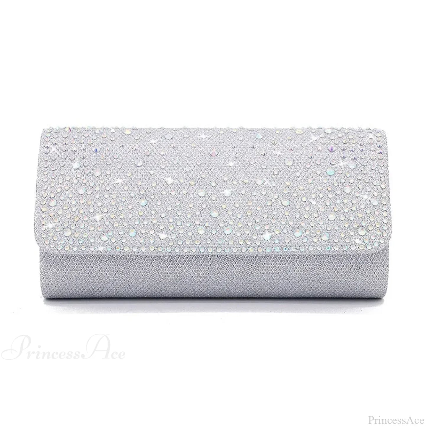 Elegant Sparkling Rhinestone Dinner Banquet Envelope Bag