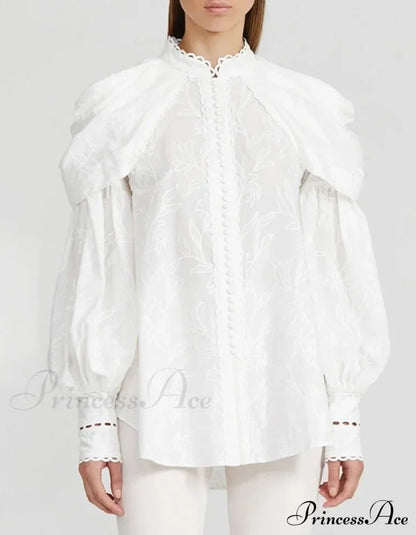 EMBROIDERED VIRGINIA BLOUSE
