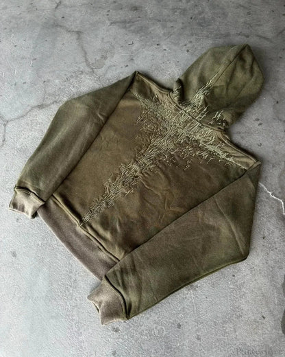 Embroidery Vintage Gothic Hoodie
