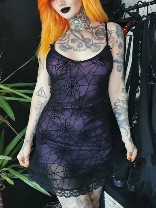 Evil Halter Lace Small Dress