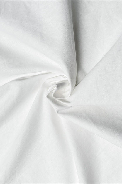 White Long Sleeve Tie Front Linen Blouse