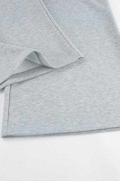 Conjunto de dos piezas de jersey sin mangas y pantalón de pernera ancha