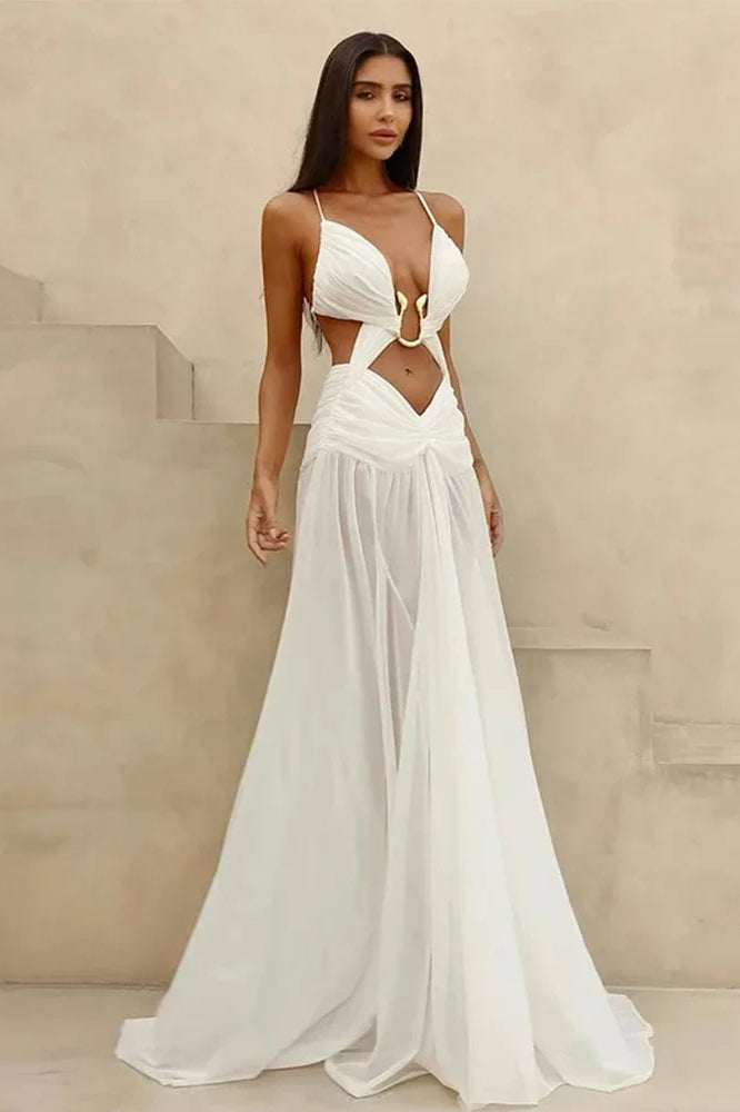 Vestido Bohemio Calado de Malla