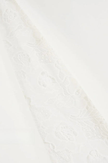 Boho Lace Patchwork Maxi Skirt