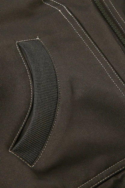 Vintage Pockets Bomber Jacket