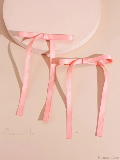 Fabric Ribbon Bow Top Clip Hair Accessory