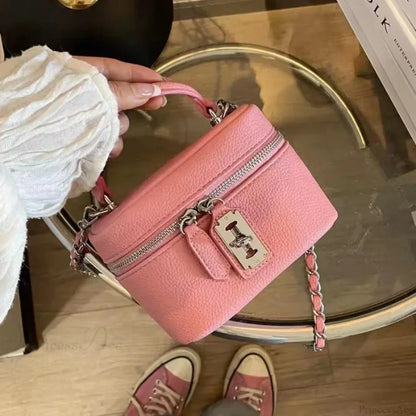 Fashion Box Canvas Shoulder Crossbody Bag
