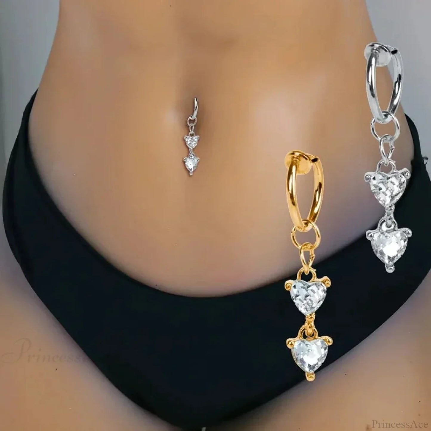 Fashion Butterfly Gothic Fake Belly Ring