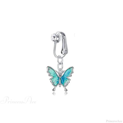 Fashion Butterfly Gothic Fake Belly Ring