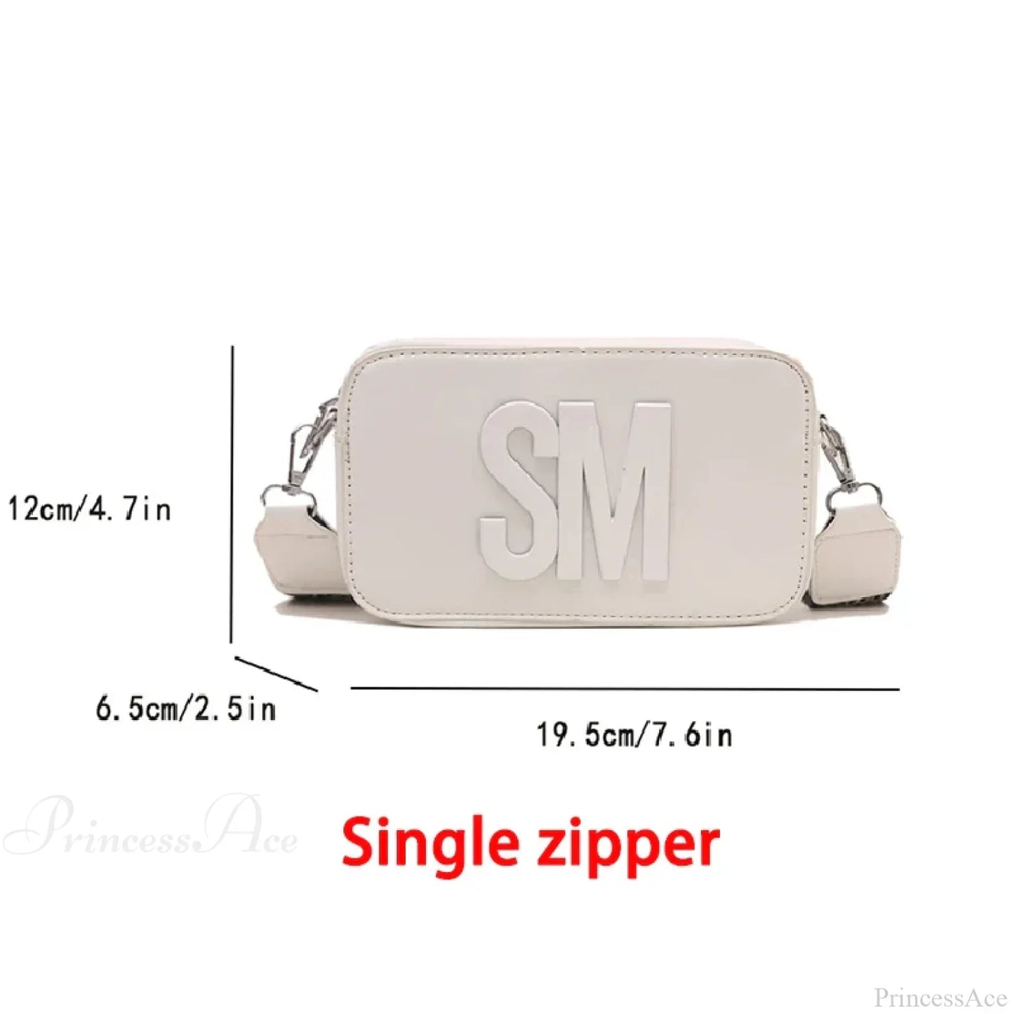 Fashion Leopard Print Letters Crossbody Bag