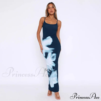 Fashion Sleeveless Slip Long Maxi Dress
