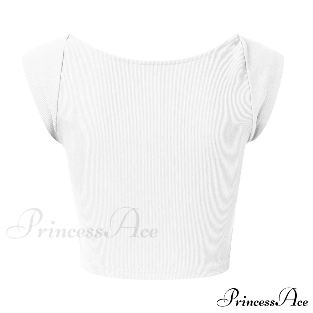 Fashion Slim Square Neck Tank Tops