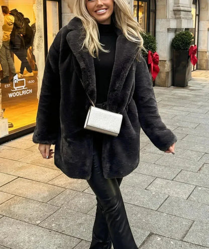 Faux Fur Thick Winter Coat