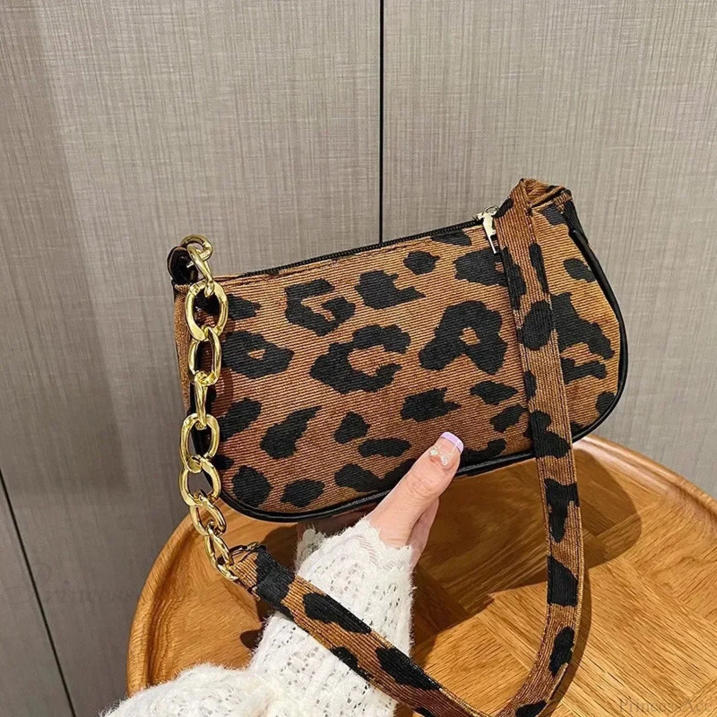 Faux Suede Vintage Commuter Shoulder Bag