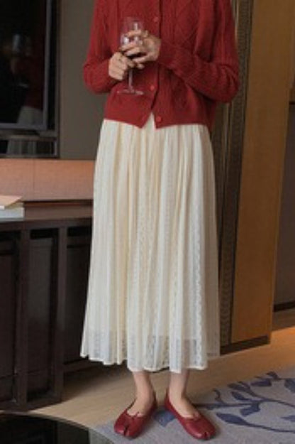 Vintage Ribbed Cropped Cardigan